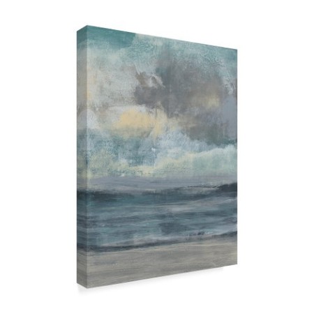 Trademark Fine Art Jennifer Goldberger 'Beach Rise I' Canvas Art, 18x24 WAG09557-C1824GG